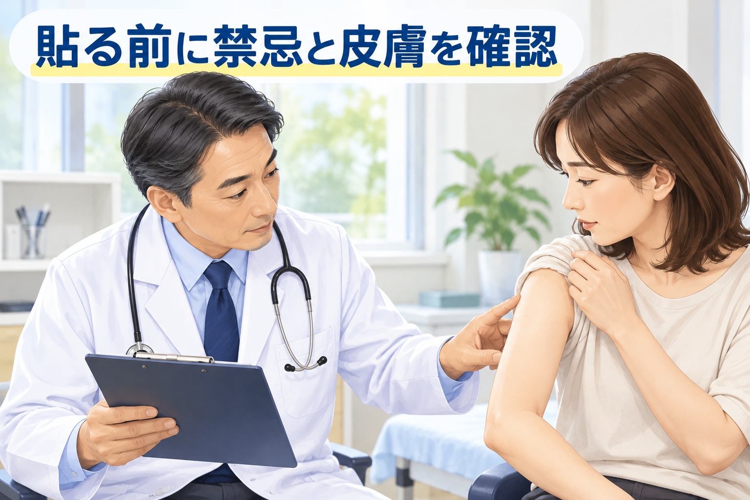 エクラープラスター使用禁忌と注意が必要な患者