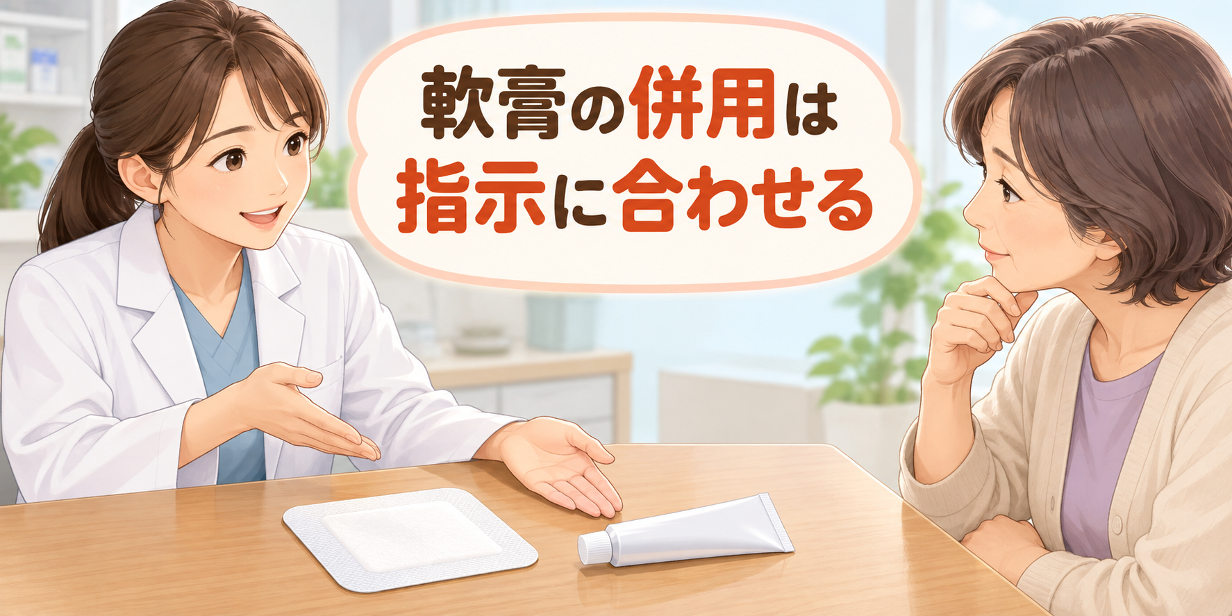 モイスキンパッドと軟膏の併用・ガーゼとの違いを正しく理解する