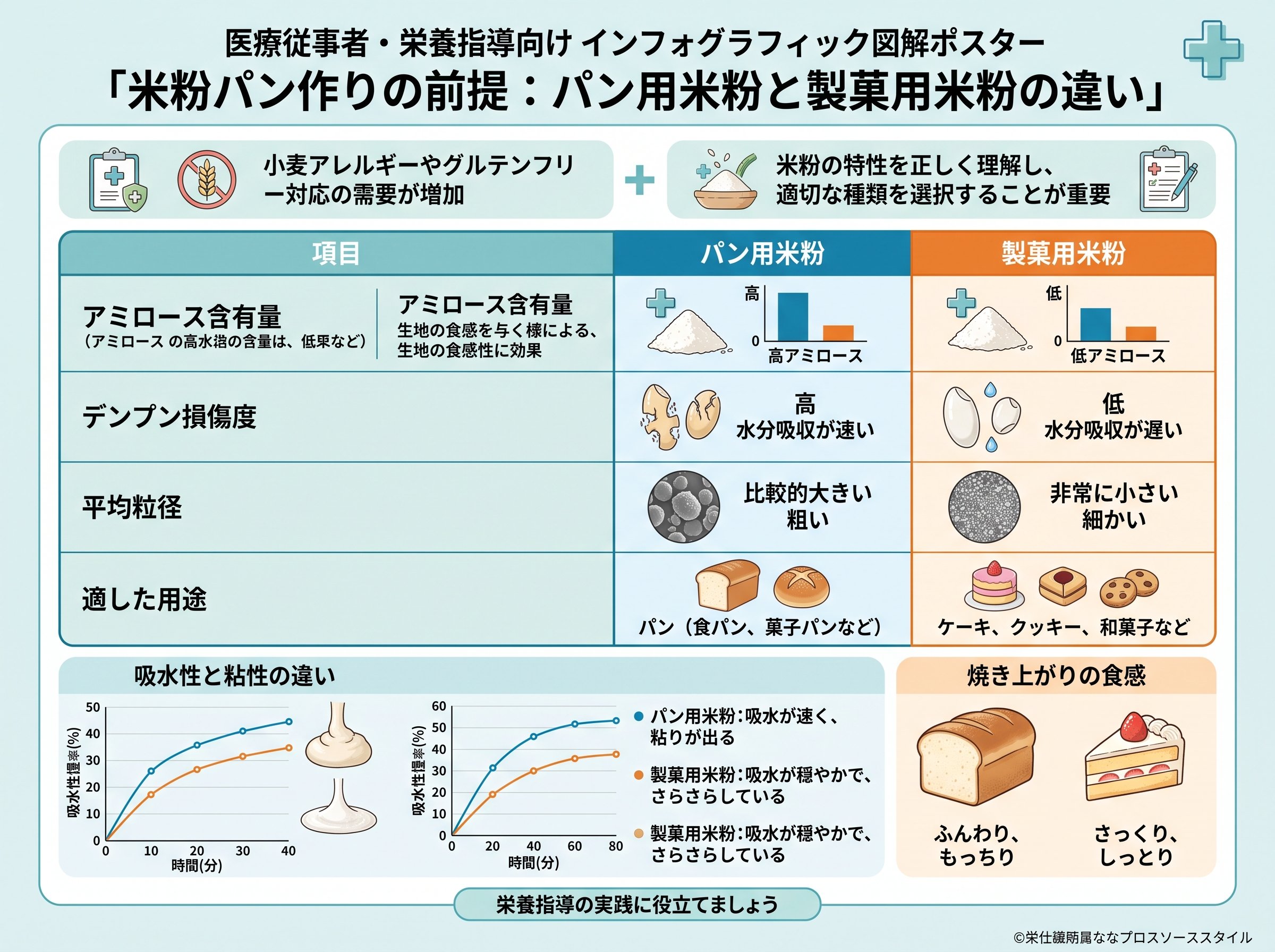 米粉パン作り方の前提:パン用米粉と製菓用米粉の違いを知る
