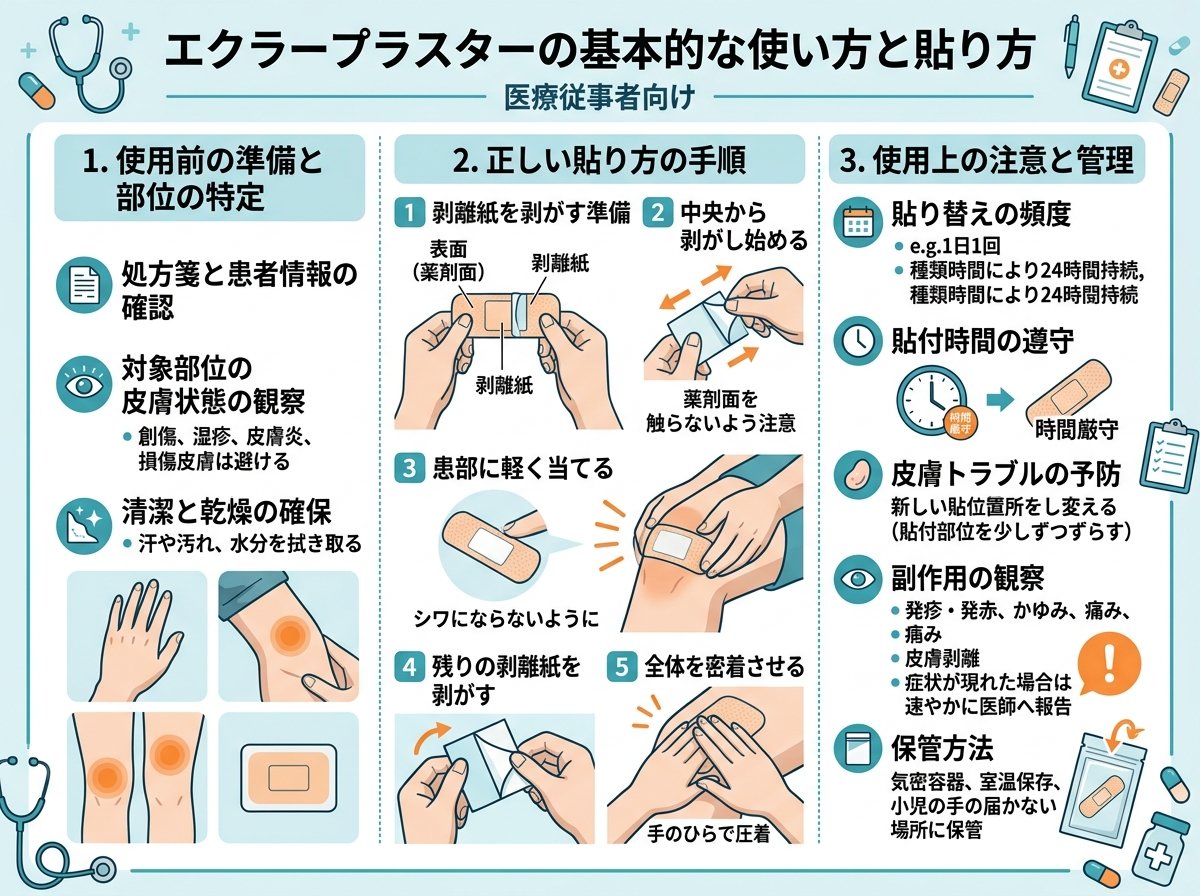 エクラープラスターの基本的な使い方と貼り方