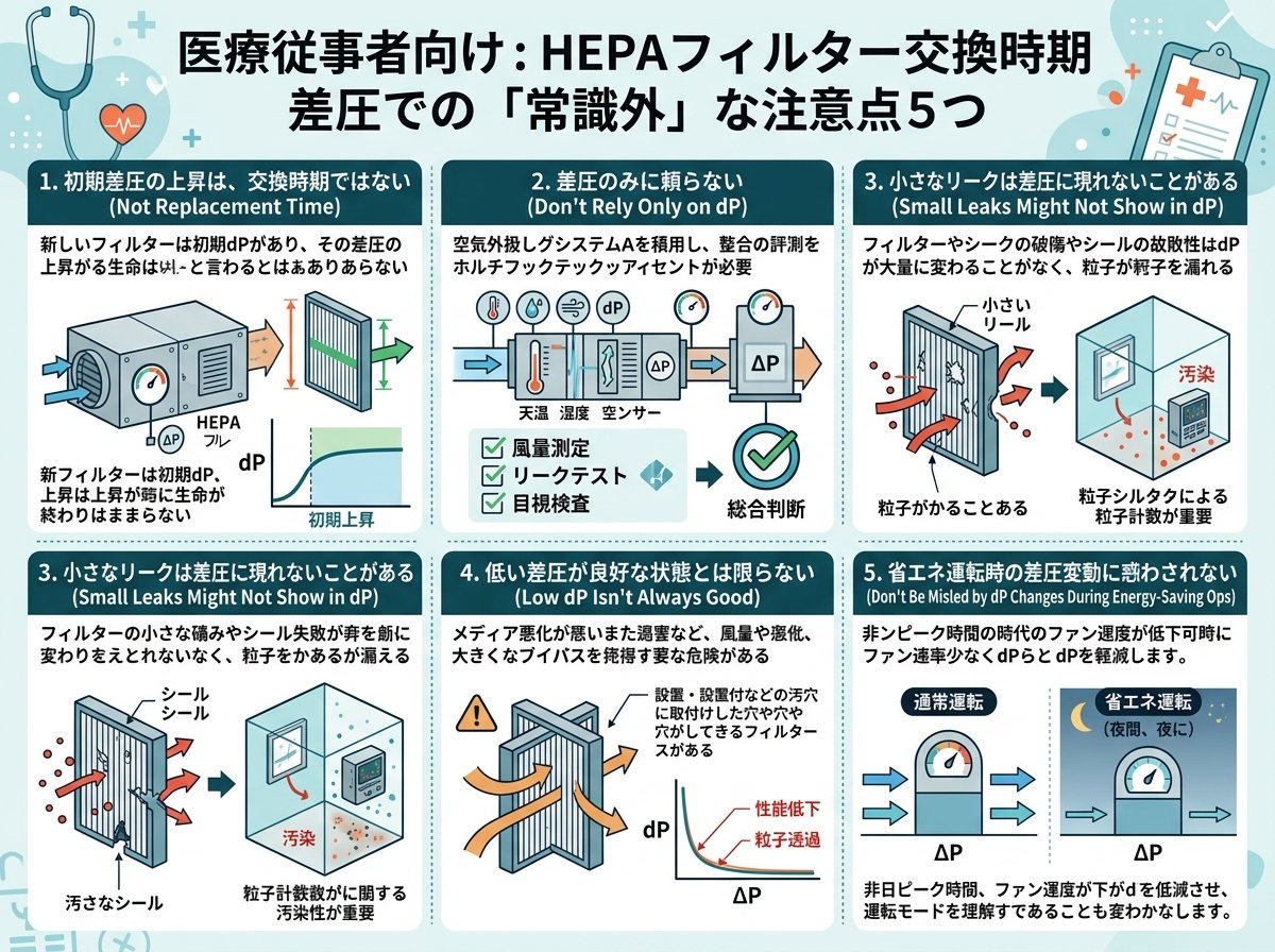 hepaフィルター 交換時期 差圧での「常識外」な注意点5つ