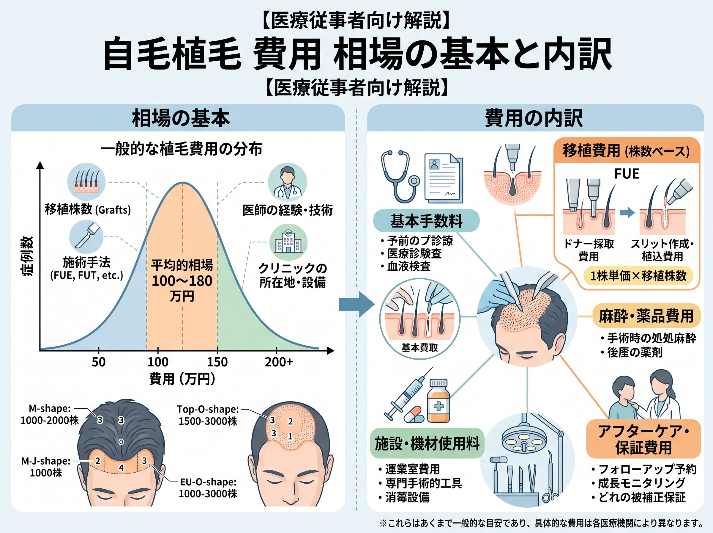 自毛植毛 費用 相場の基本と内訳