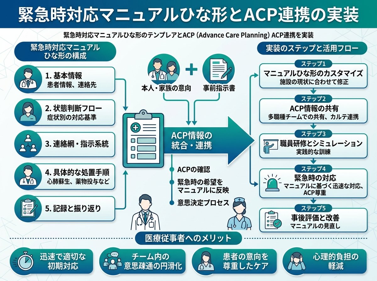 緊急時対応マニュアルひな形とACP連携の実装