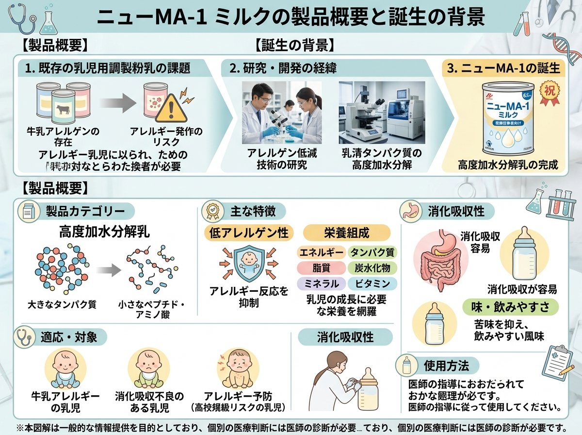 ニューMA-1 ミルクの製品概要と誕生の背景