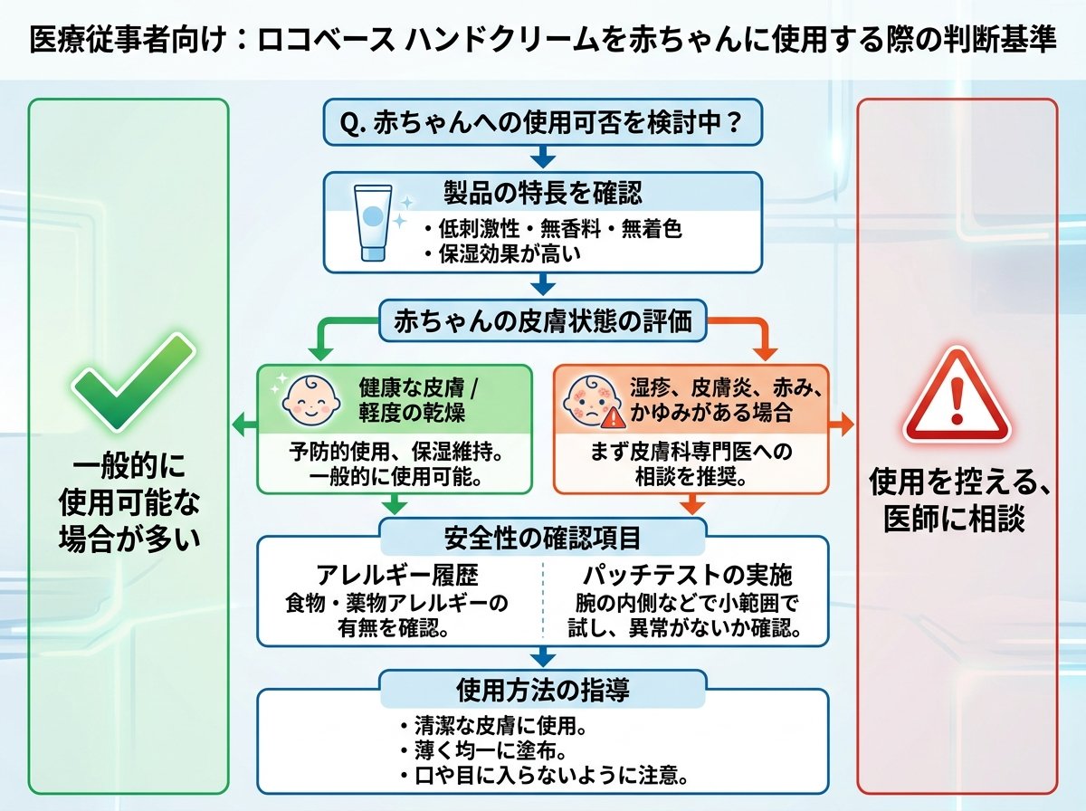 ロコベース ハンドクリームが赤ちゃんに使えるかどうかの判断基準