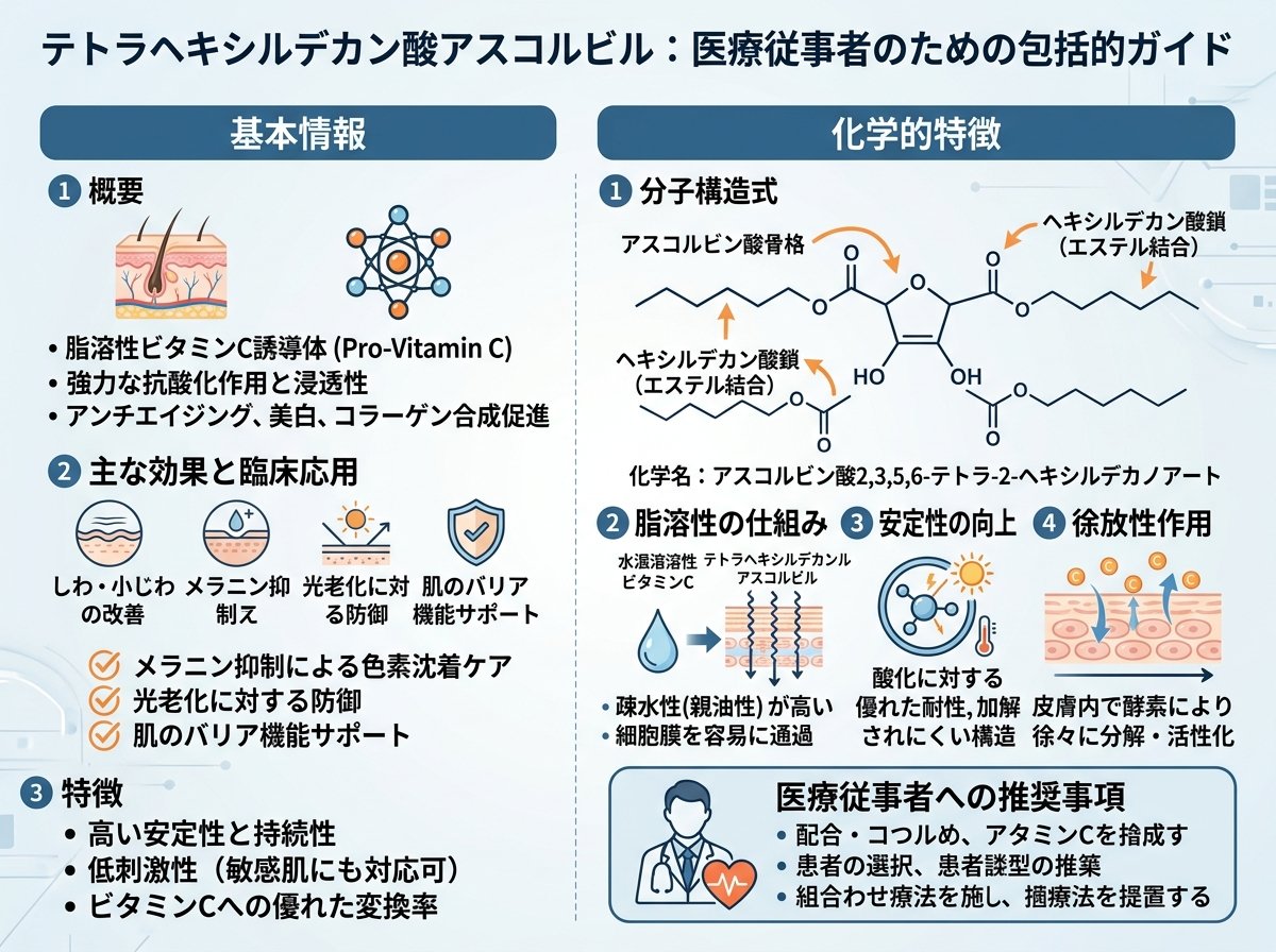 テトラヘキシルデカン酸アスコルビルとは何か:基本情報と化学的特徴
