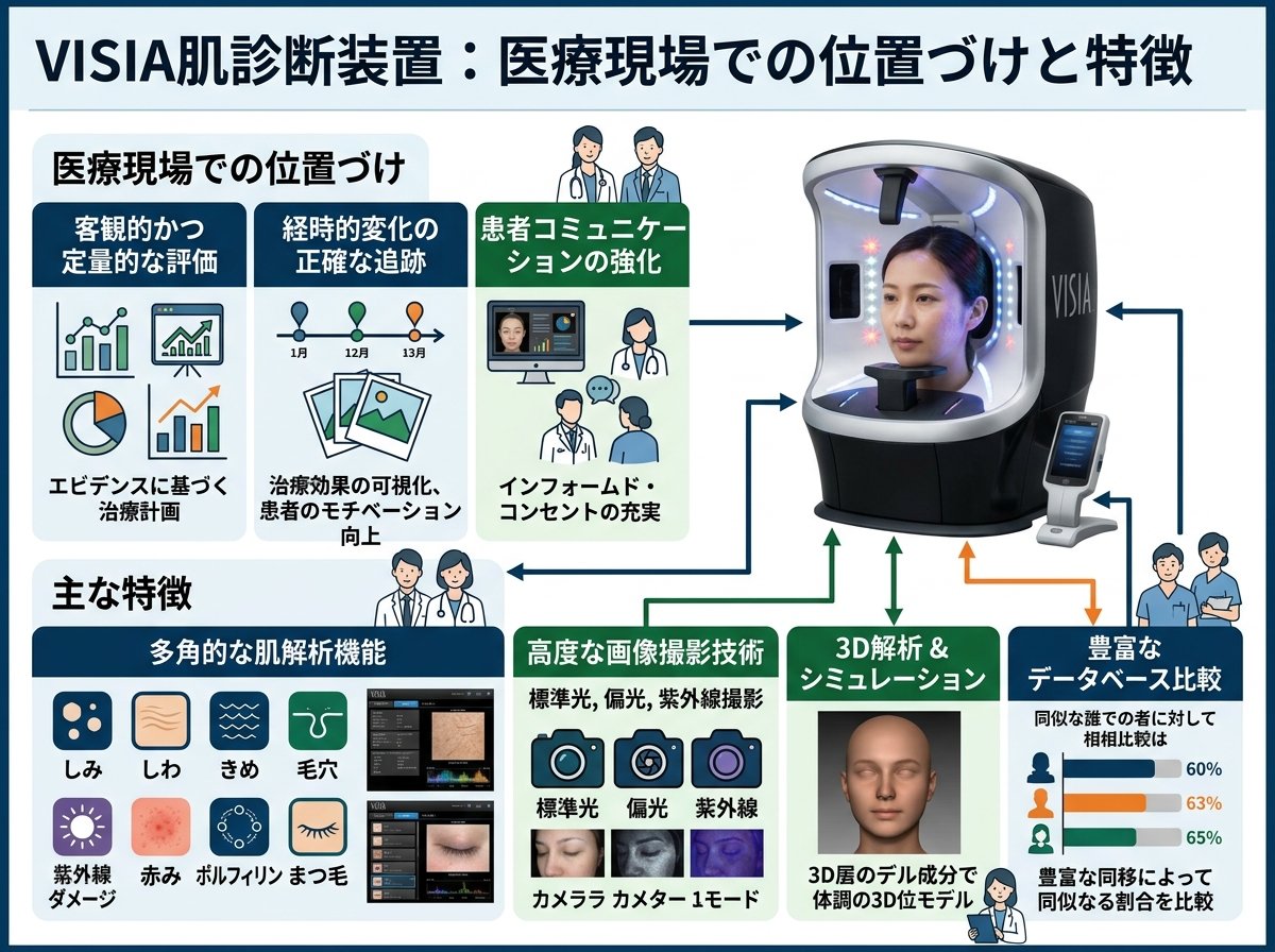 visia肌診断とは何か:医療現場での位置づけと特徴